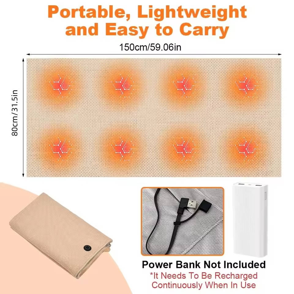 Cozy Comfort Heated Wrap Blanket