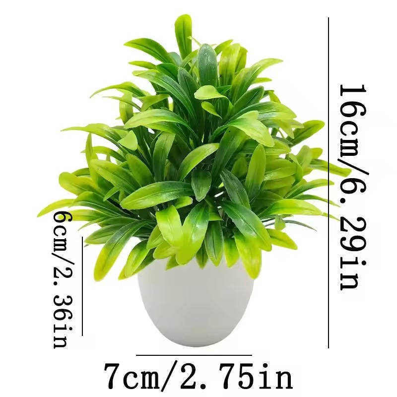 Lifelike Potted Greenery for Effortless Decor