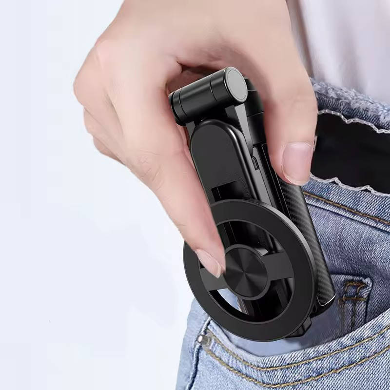 Versatile Magnetic Selfie Stick with Wireless Remote