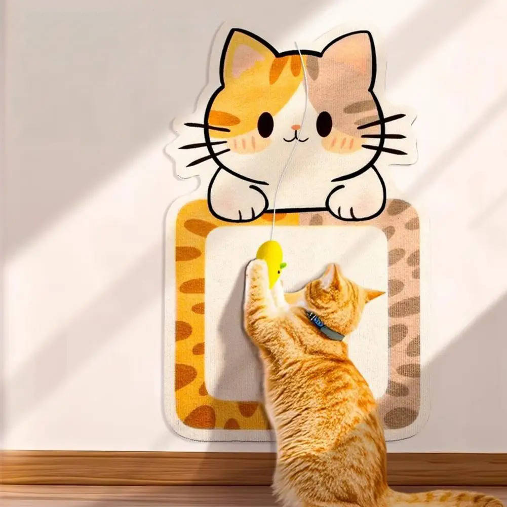 Vertical Cat Scratching Station for Wall Mounting