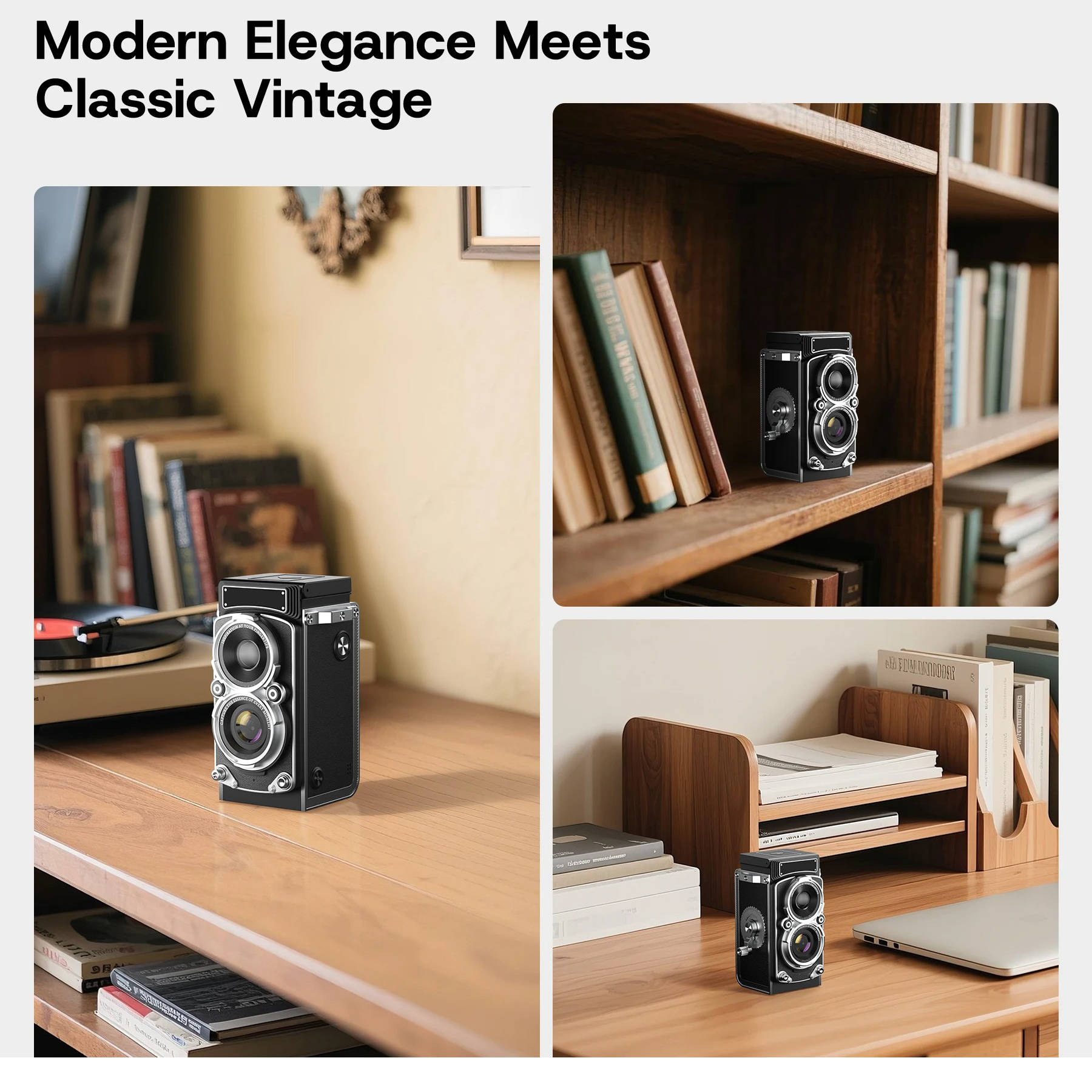 Classic Retro-Style Digital Camera