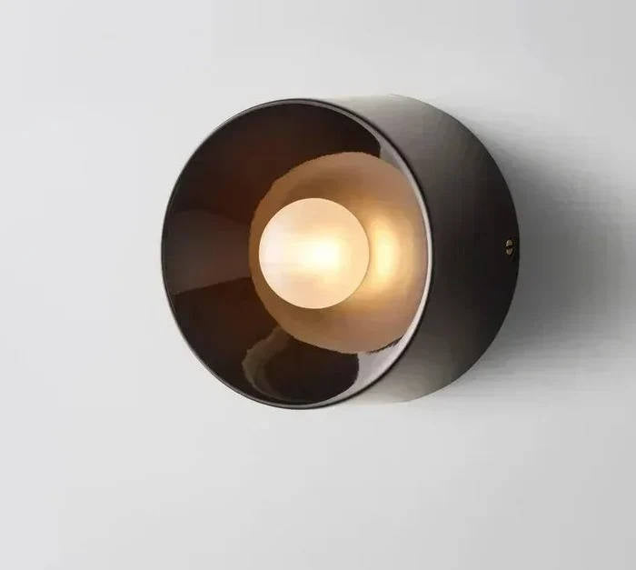 Sleek Contemporary Black Wall Light Fixture