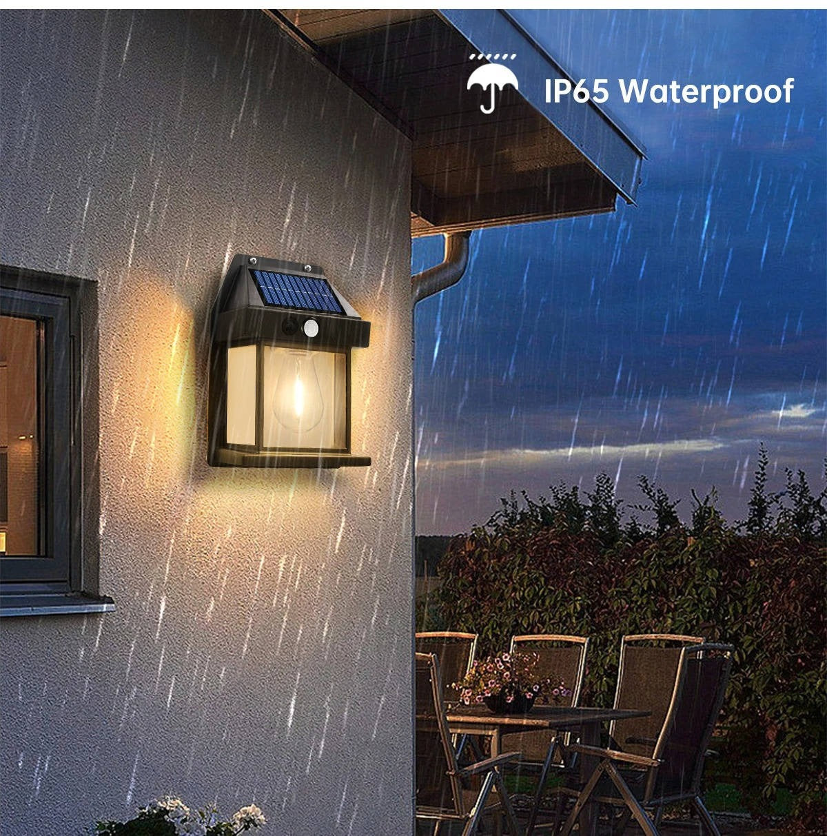 Illuminating Solar Wall Light Duo for Outdoors