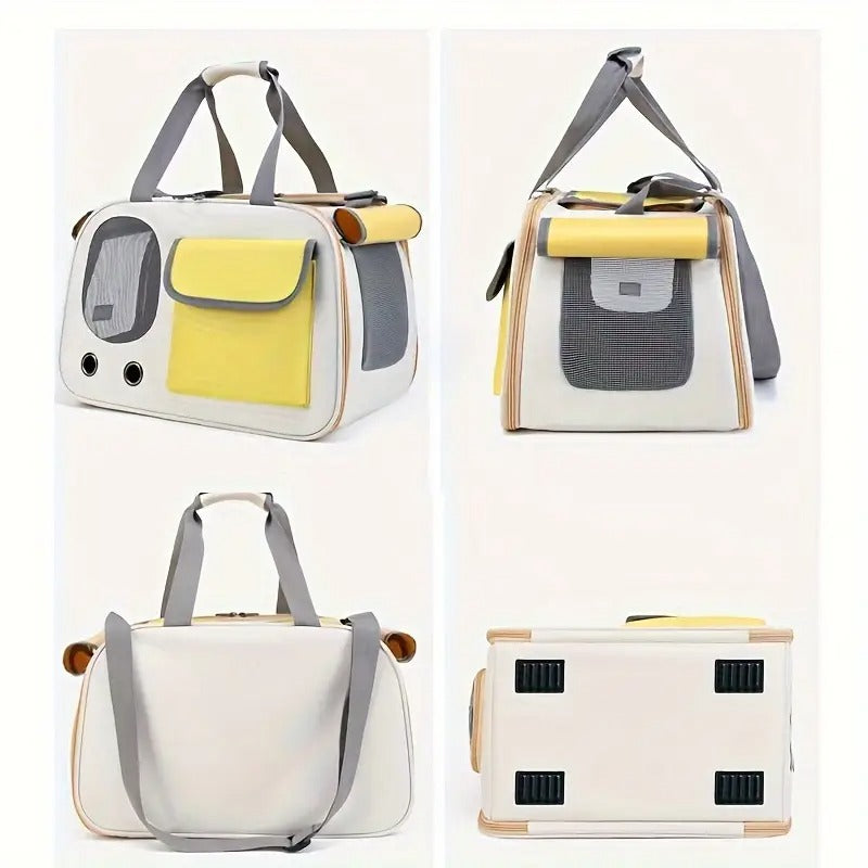 Comfortable Pet Travel Carrier for Cats and Small Dogs