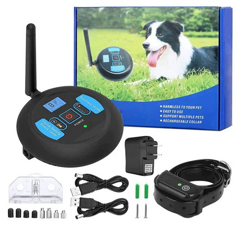 Smart Boundary Trainer & Collar System – Up to 656 Ft Range