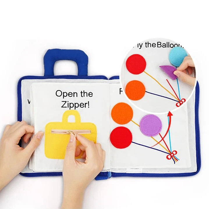 Engaging Sensory Book for Babies 0-6 Years