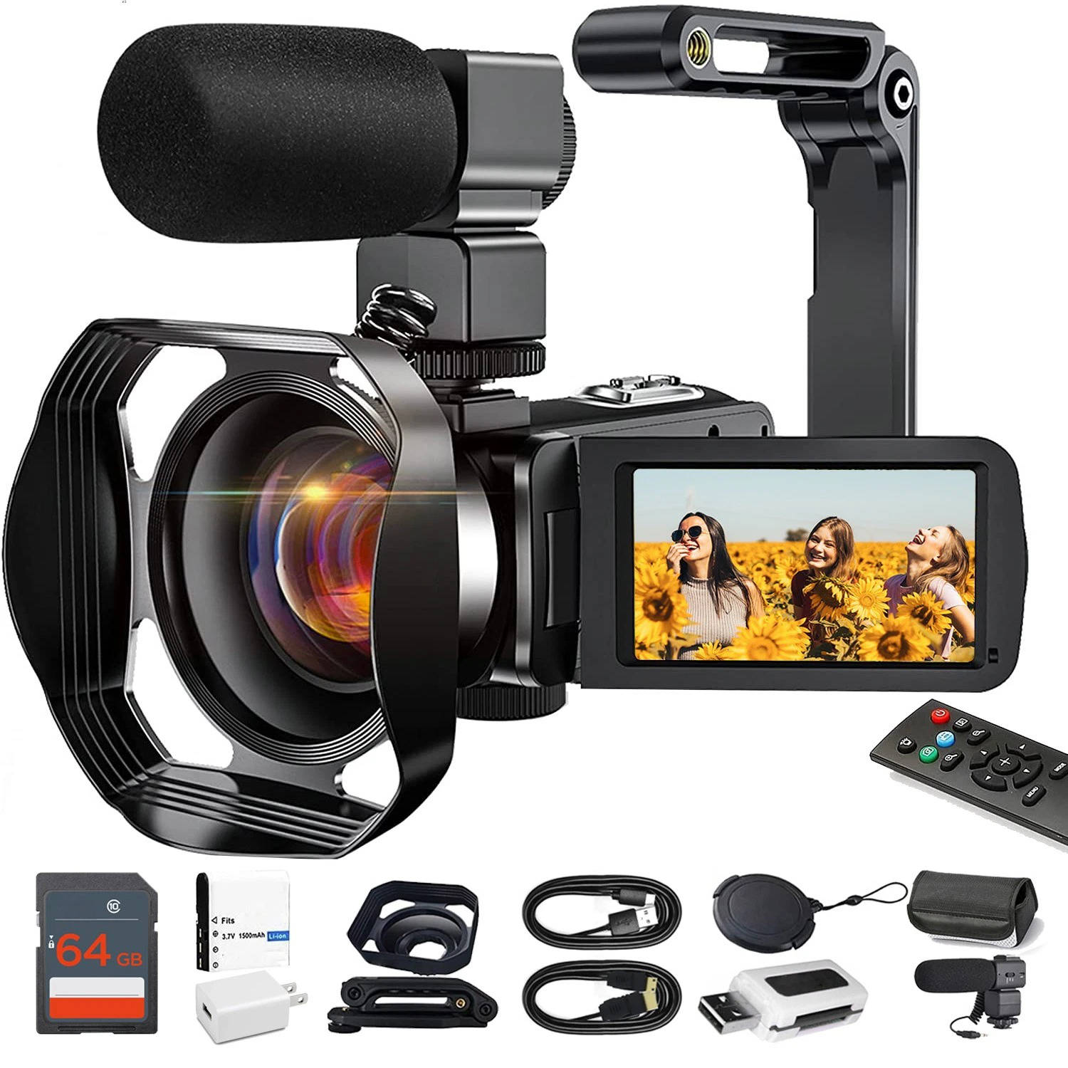 Ultra HD Vlogging Camera with WiFi and 48MP Photos