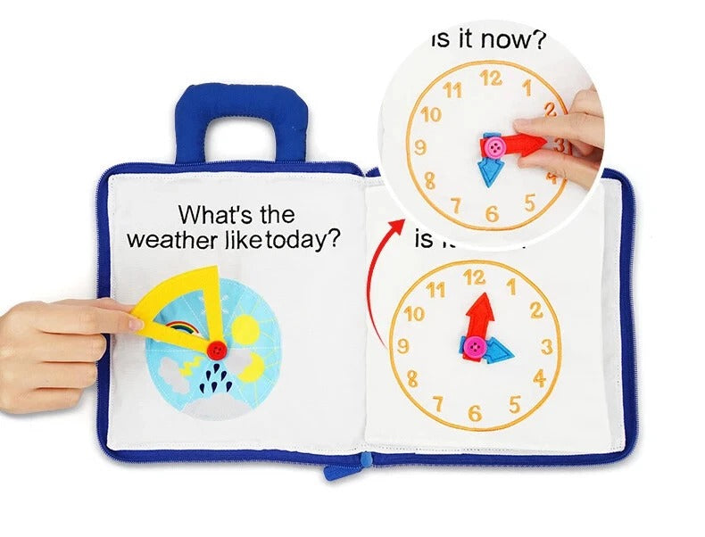 Engaging Sensory Book for Babies 0-6 Years