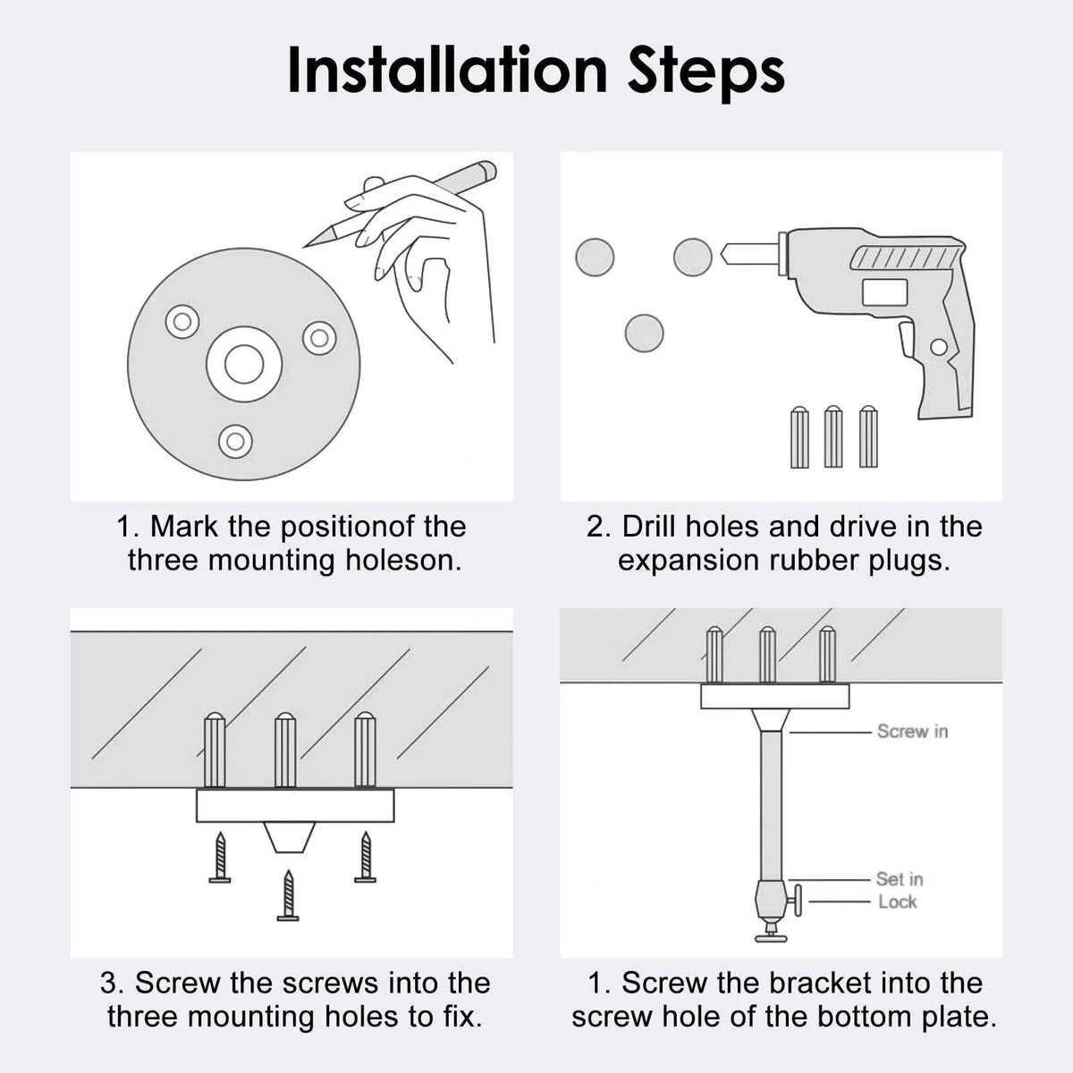 Versatile Projector Mounting Solution for Any Space