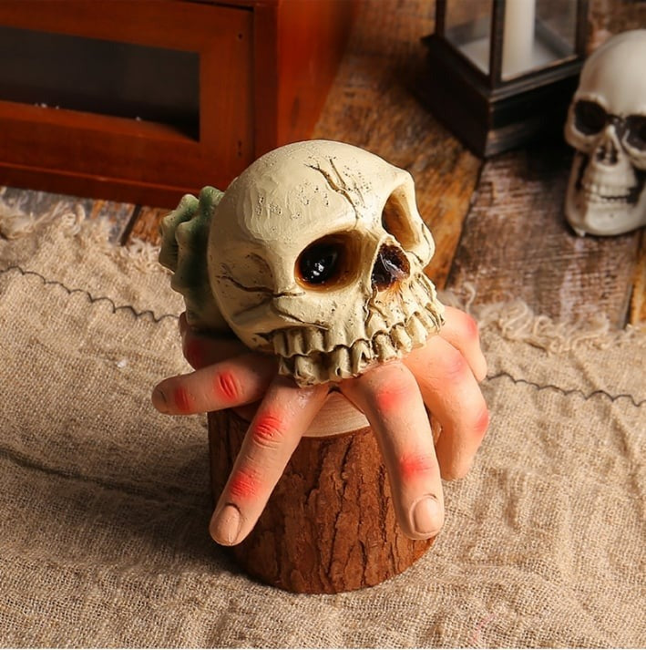 Spooky Skeletal Hand Garden Decor for Halloween