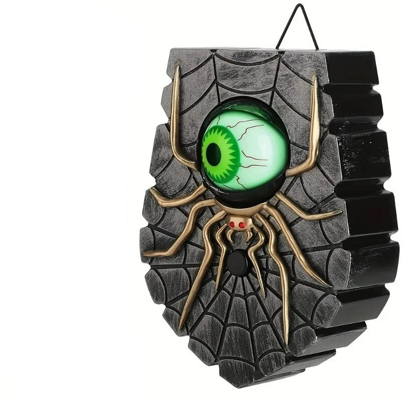 Spooky Spider Doorbell: Wireless Halloween Decor