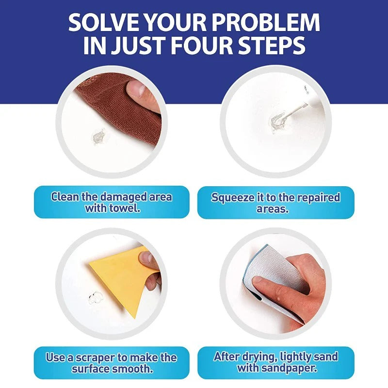 Ultimate Wall Repair Solution: Quick-Dry Mending Cream