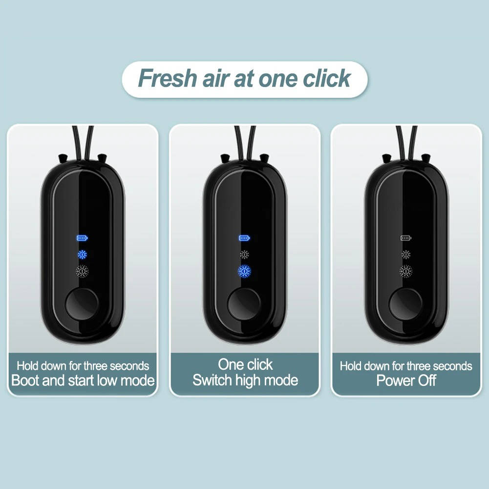 Neck-Mounted Air Freshener Device