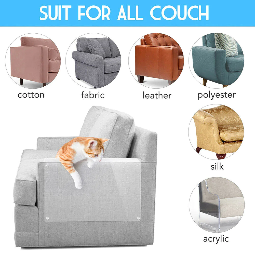 8-Pack Cat Scratch Shield Protectors for Furniture