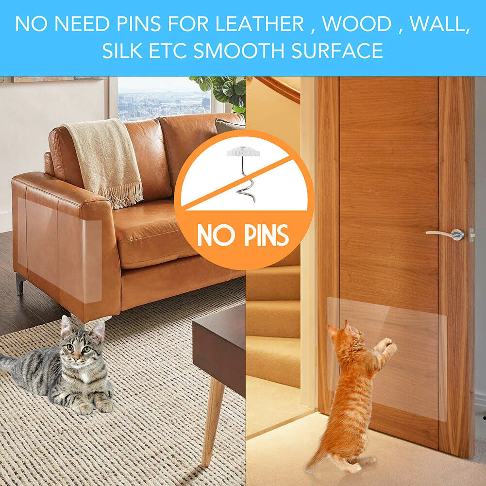 8-Pack Cat Scratch Shield Protectors for Furniture