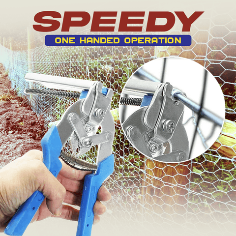 Heavy-Duty Wire Clamp Pliers for Fast Cage Assembly