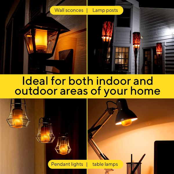 Realistic LED Flame Light Bulb for Ambiance