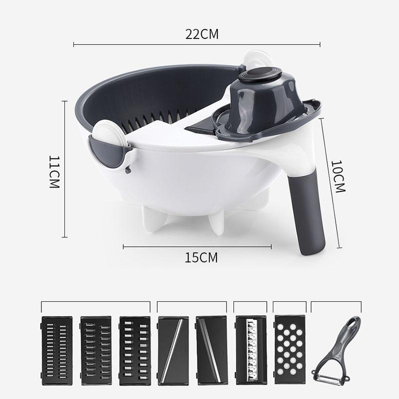 All-in-One Vegetable Prep Master with 7 Blades