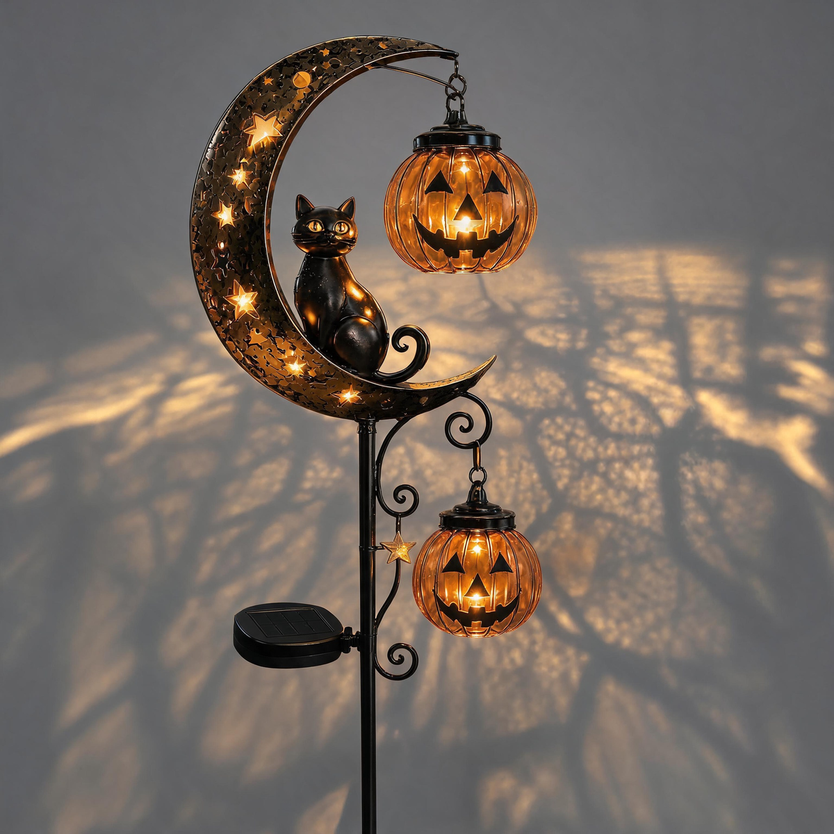 Harvest Glow – Enchanting Pumpkin Stake Light for Your Garden