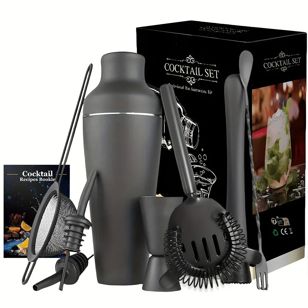 Ultimate Stainless Steel Mixology Kit for Home Bartenders
