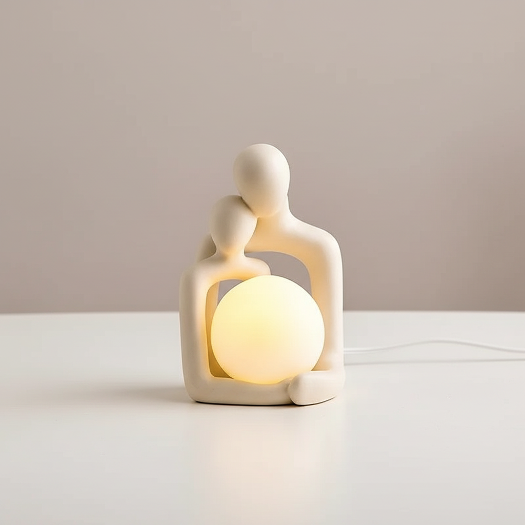 Sculptural Ceramic Table Lamp