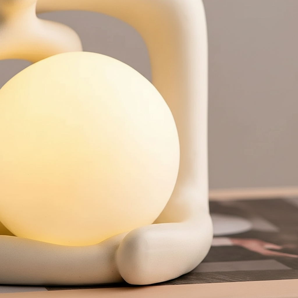 Sculptural Ceramic Table Lamp