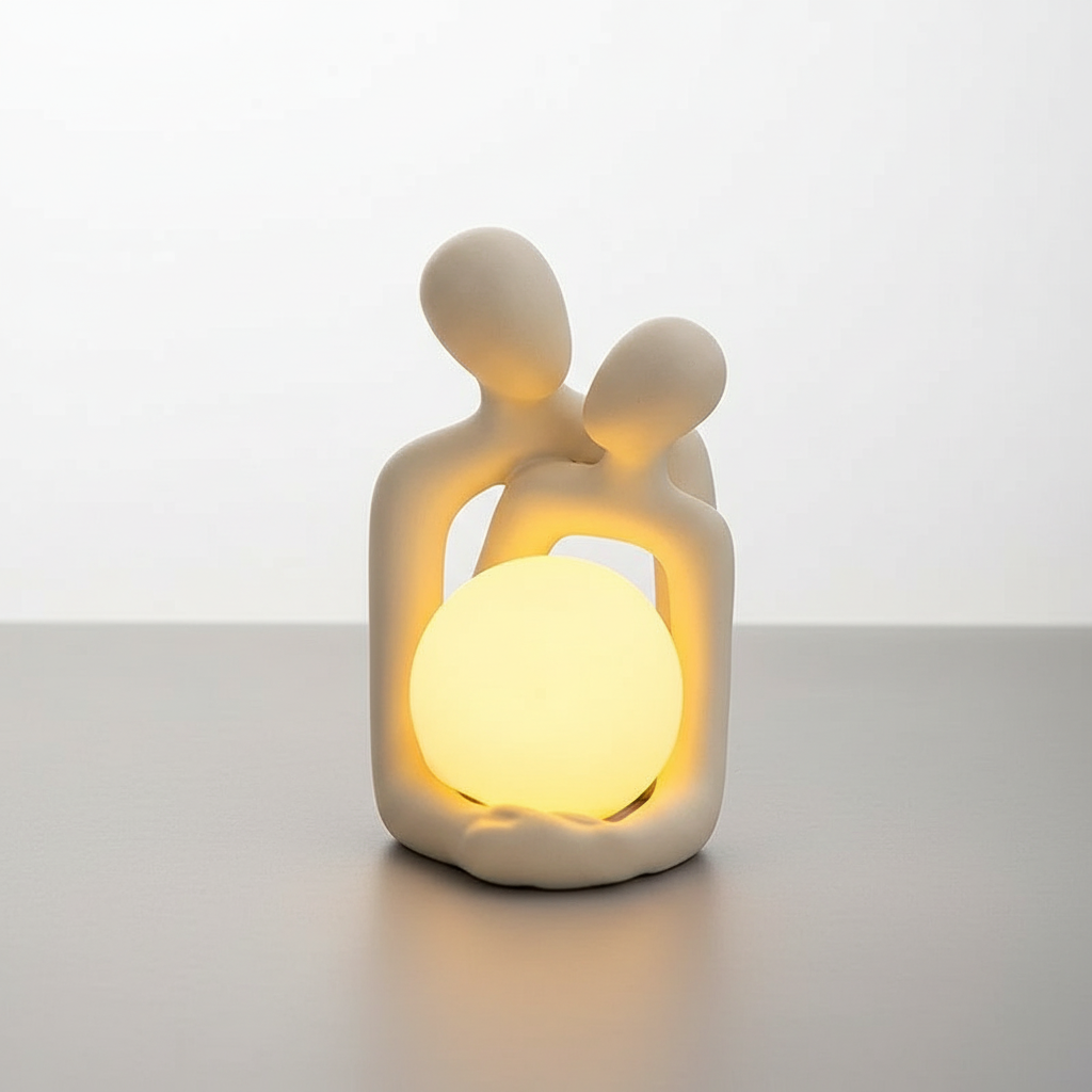 Sculptural Ceramic Table Lamp