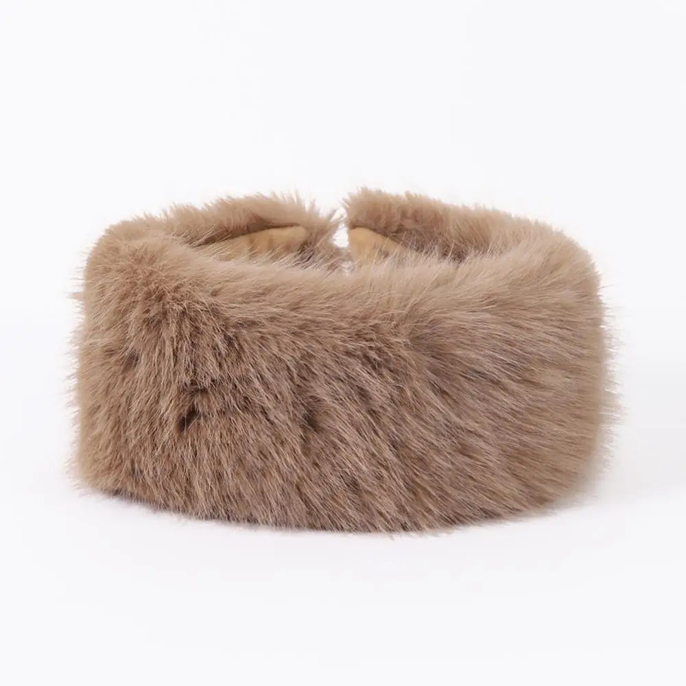 Chic Plush Winter Headband for Women