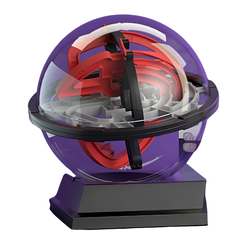 MindMaze Sphere – 4-Level Interactive Puzzle with Clear Shell Design