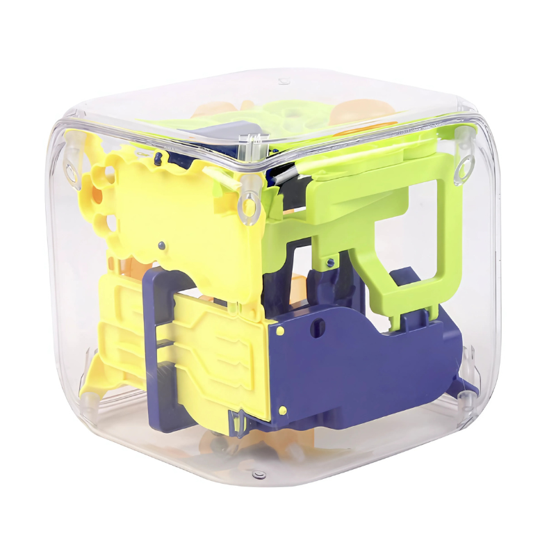 MindMaze Sphere – 4-Level Interactive Puzzle with Clear Shell Design