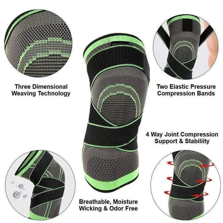 Ultimate Knee Support Sleeve with Adjustable Stability Straps