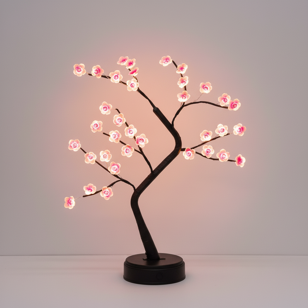 LED Flower Tree Decoration – Artificial Bloom