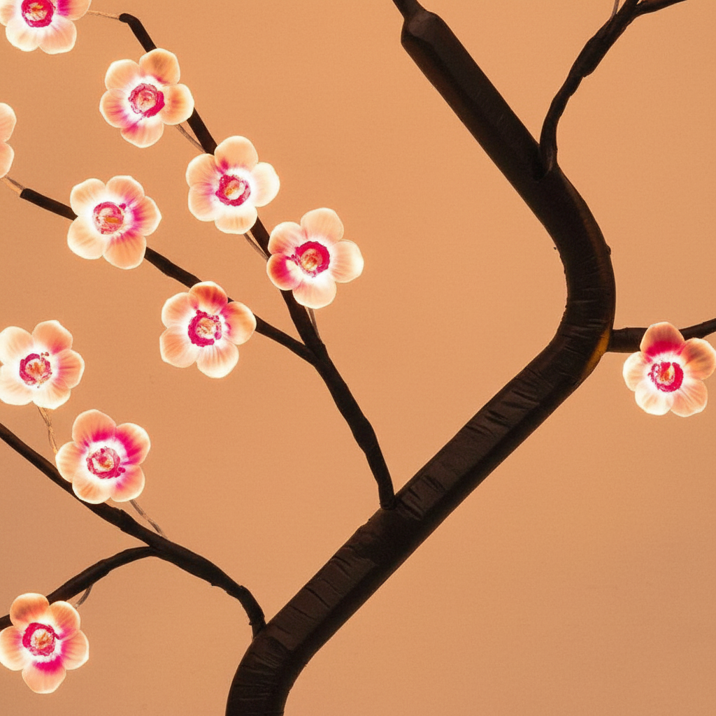 LED Flower Tree Decoration – Artificial Bloom