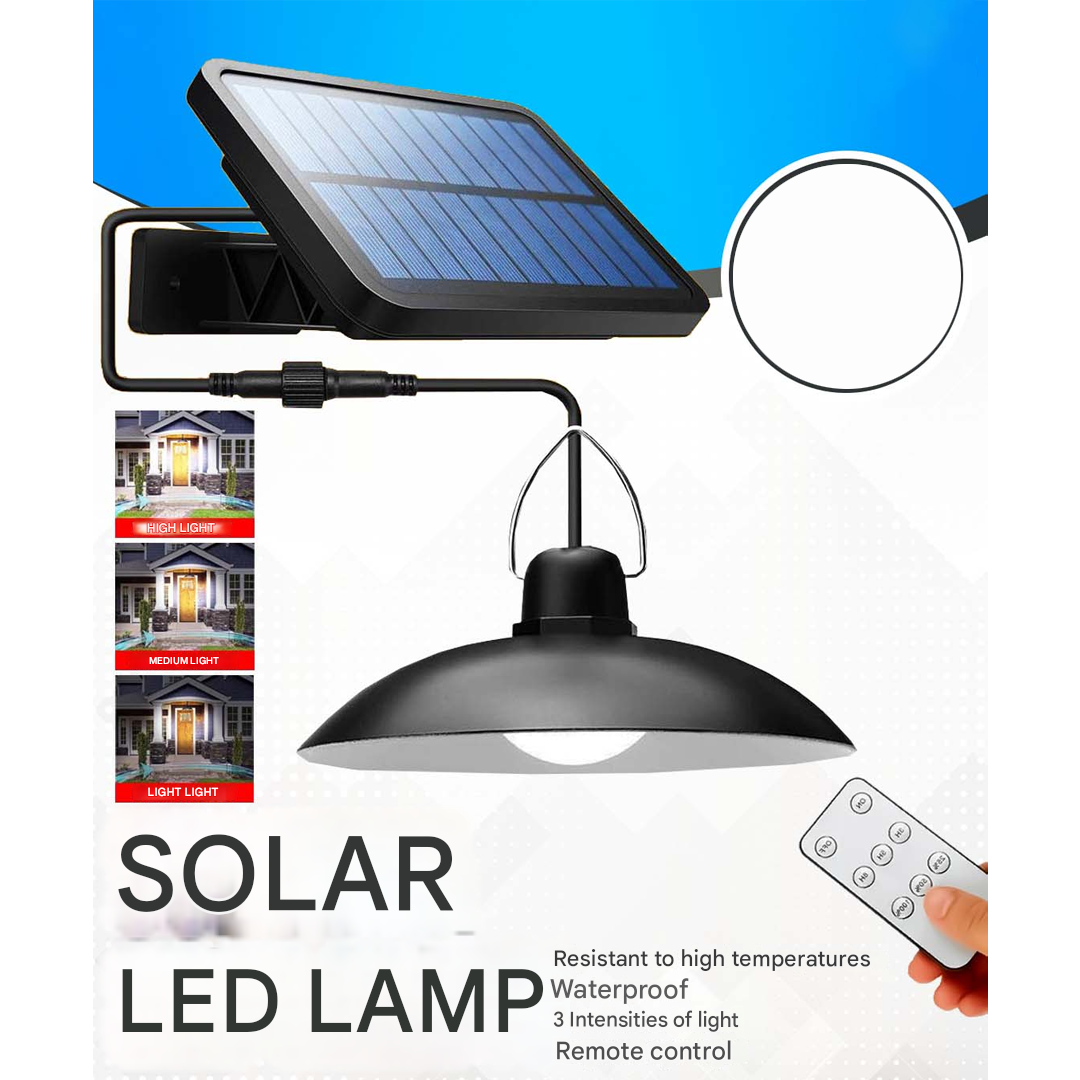 Set of Solar LED Lamps with Remote Control – Wireless Design