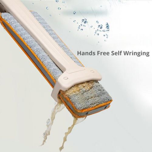 Revolutionary 2-in-1 Microfiber Mop and Broom with 360° Spin