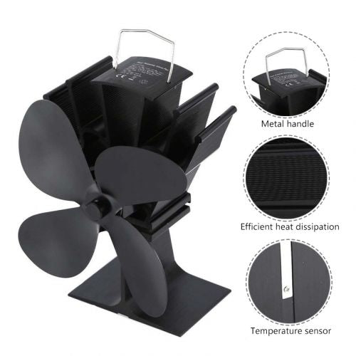 EcoHeat Blower - Enhance Your Fireplace Efficiency Naturally