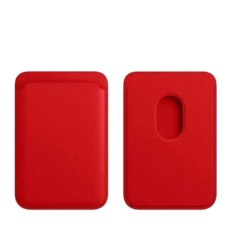 Secure Leather Card Holder Wallet for iPhone Models