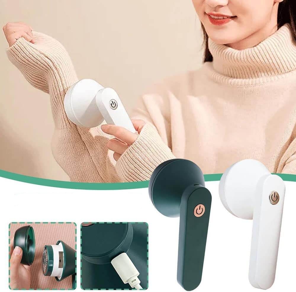 Cordless Fabric Shaver - Rechargeable Lint Removal Tool