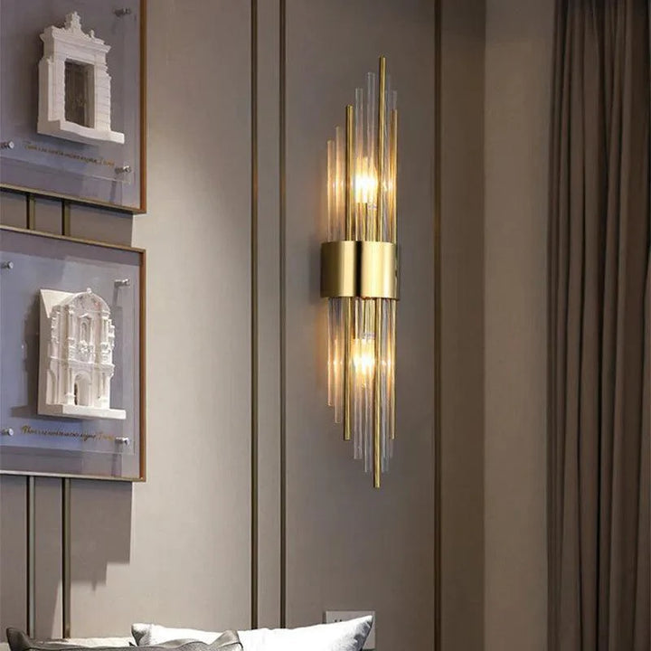 LED Wall Light with Crystal Design