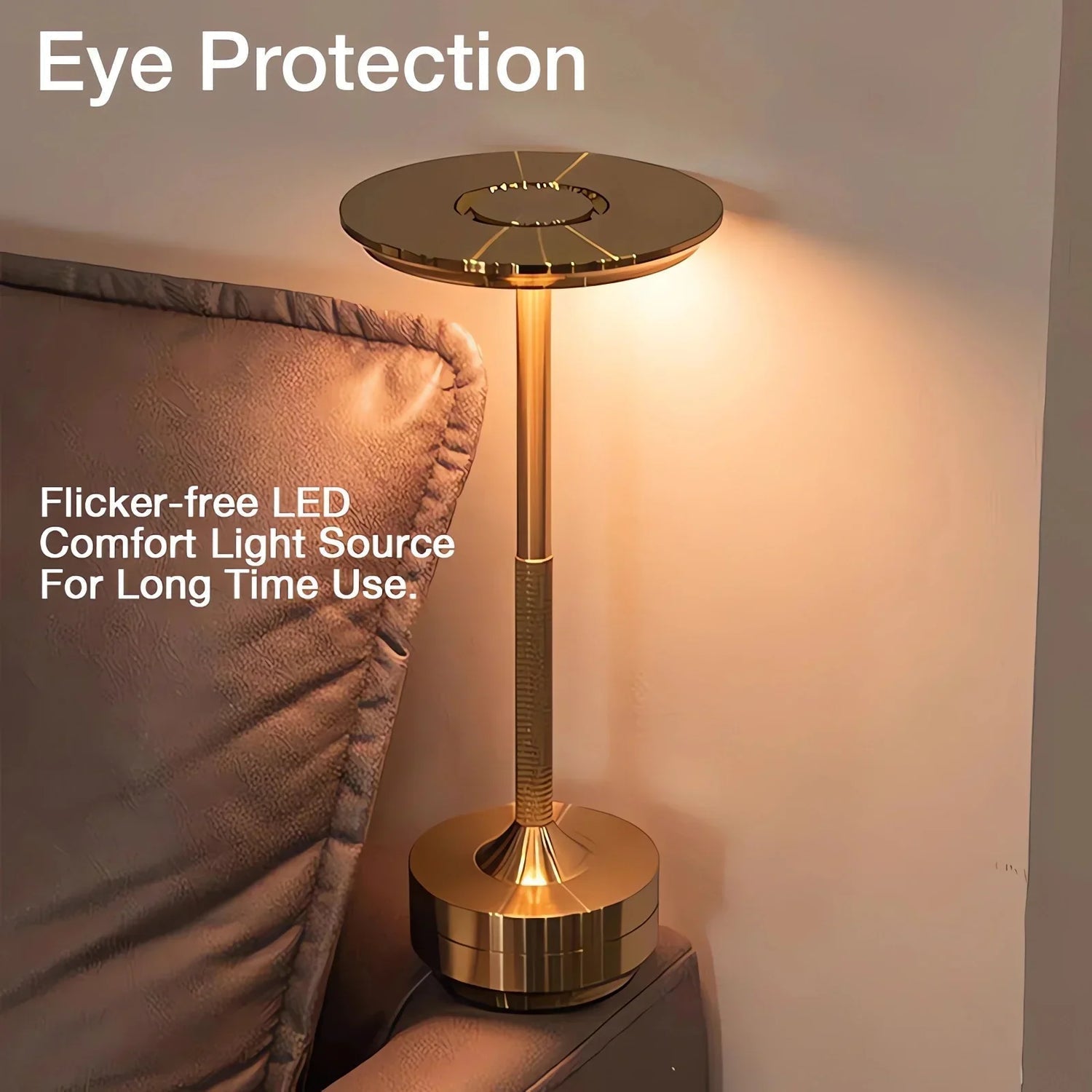 Wireless Rechargeable Elegant Glow Table Lamp