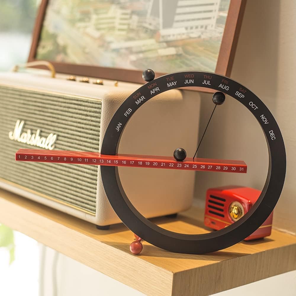 Magnetic Calendar with Silent Function - Everlasting Design