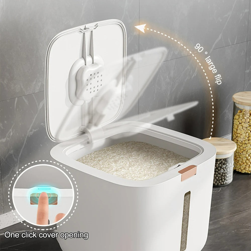 Grain Storage Container with Lid for 5–10 kg