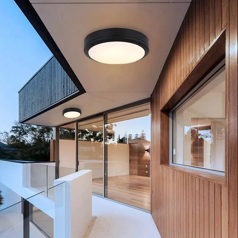 Weatherproof LED Ceiling Fixture for Outdoor Spaces