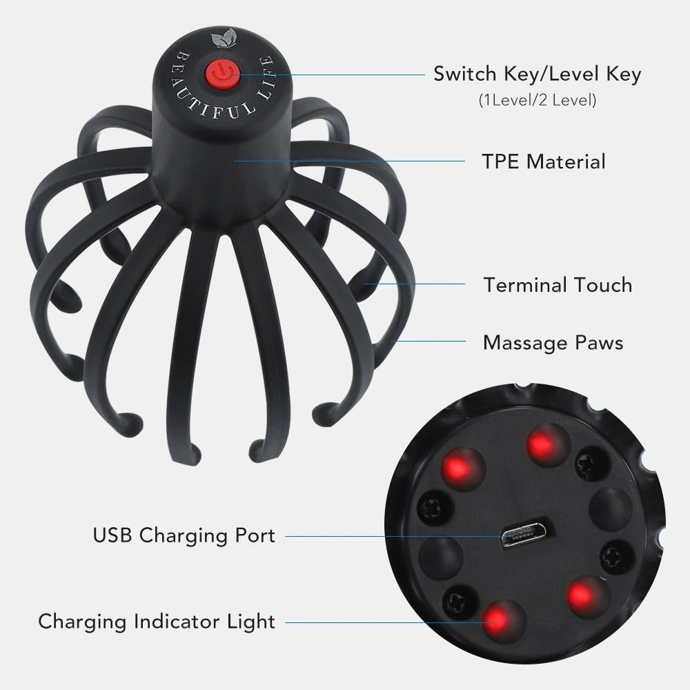 Soothing Scalp Massager - Ultimate Relaxation & Stress Relief Tool