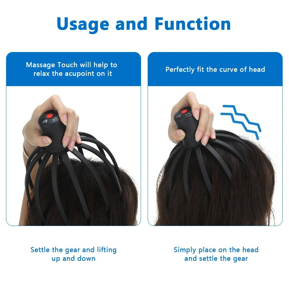 Soothing Scalp Massager - Ultimate Relaxation & Stress Relief Tool