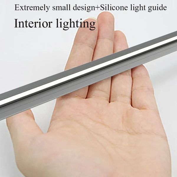 Sleek LED Under-Cabinet Lighting Strips for Effortless Ambiance