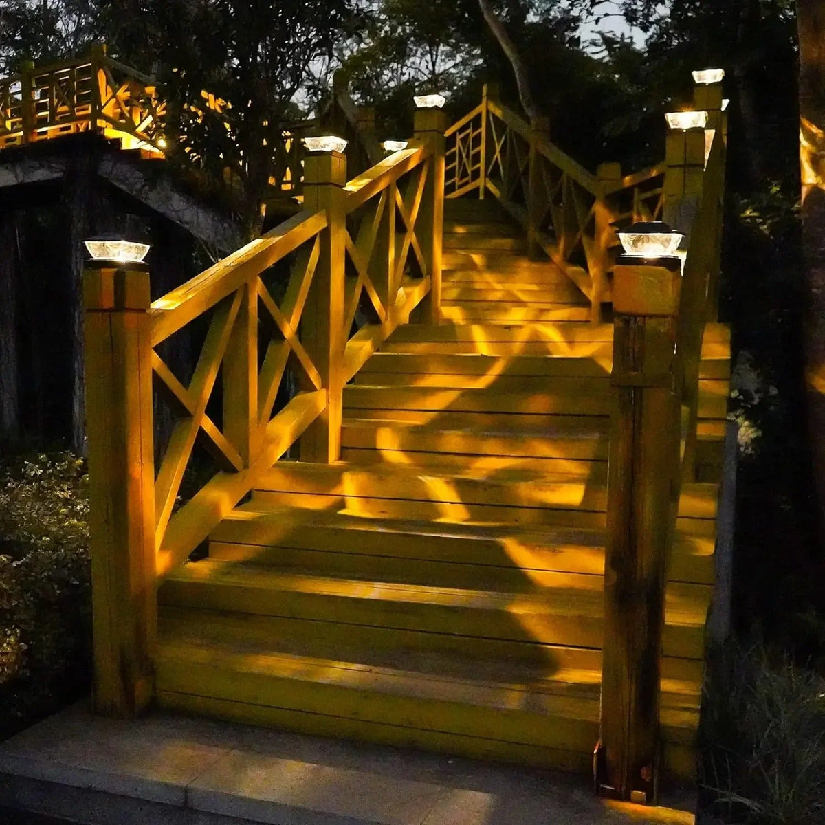 Illuminate Your Outdoors with Solar-Powered Post Cap Lights
