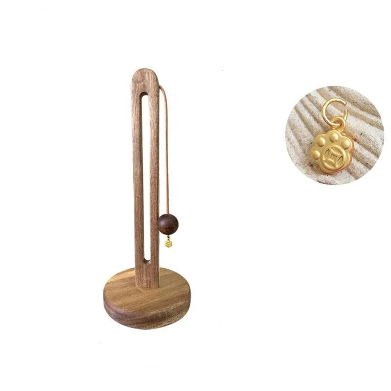 Elegant Freestanding Paper Roll Holder with Non-Slip Base