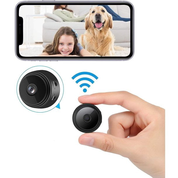 Sleek Wireless Magnetic Surveillance Camera with Live Streaming