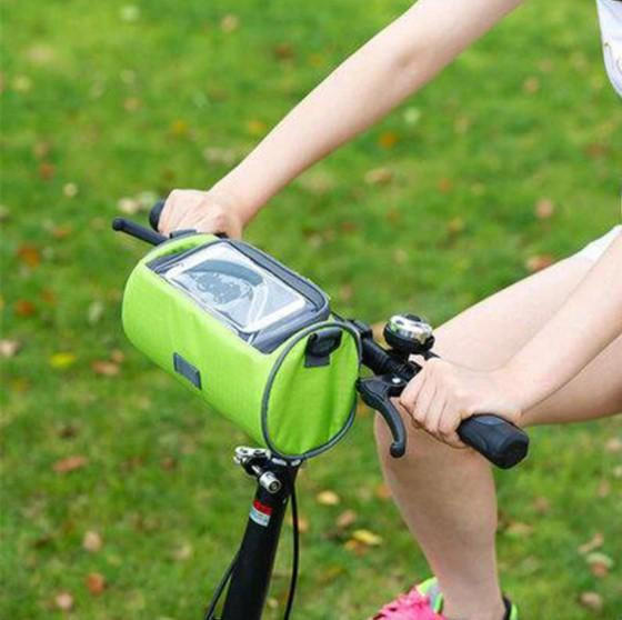 Versatile Touchscreen Bicycle Handlebar Organizer
